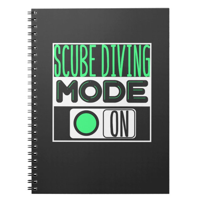 Scuba Diving Notizblock (Vorderseite)