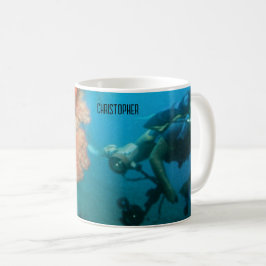 Scuba Diving Personalisiert Kaffeetasse