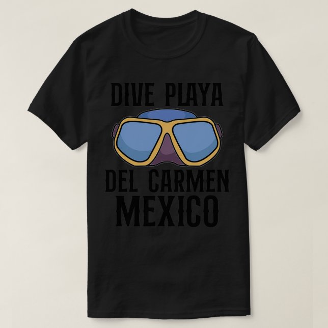 SCUBA DIVING PLAYA DEL CARMEN GIFT IDEE 1 T-Shirt (Design vorne)