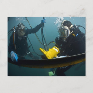 Scuba Diving Postkarte