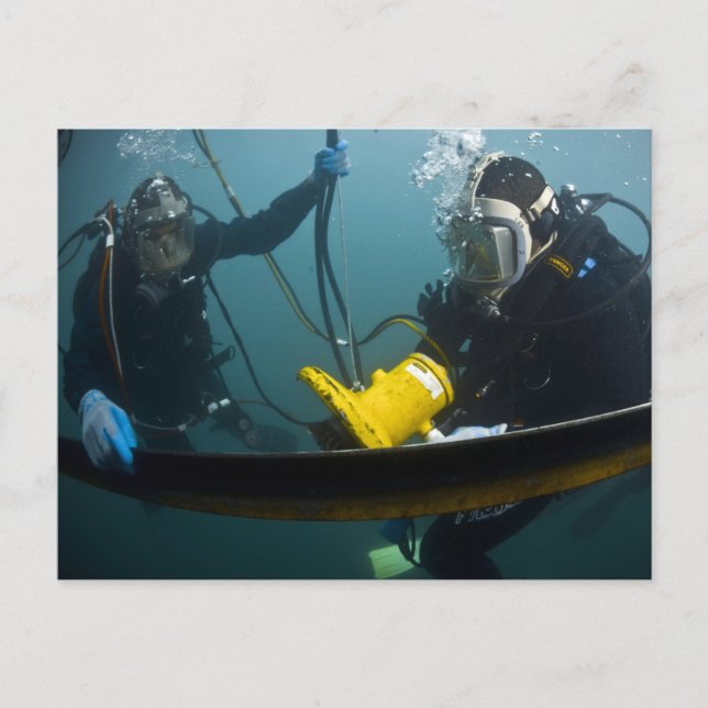 Scuba Diving Postkarte (Vorderseite)