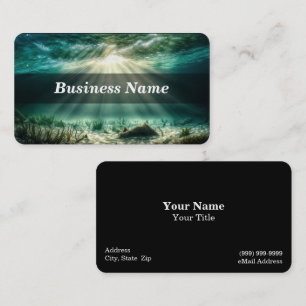 Scuba Diving / Schnorcheln Business Card Visitenkarte