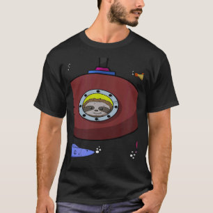 Scuba Diving Snorkeling Sloth Lazy Tired Dive Slee T-Shirt