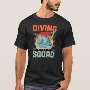 Scuba Diving Squad Retro Vintag Style Matching Dr. T-Shirt