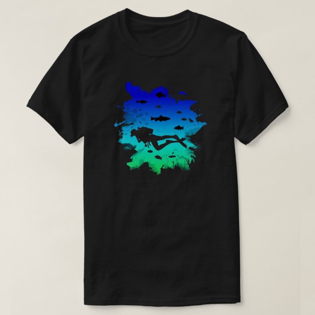 Scuba Diving T - Shirt (Design vorne)