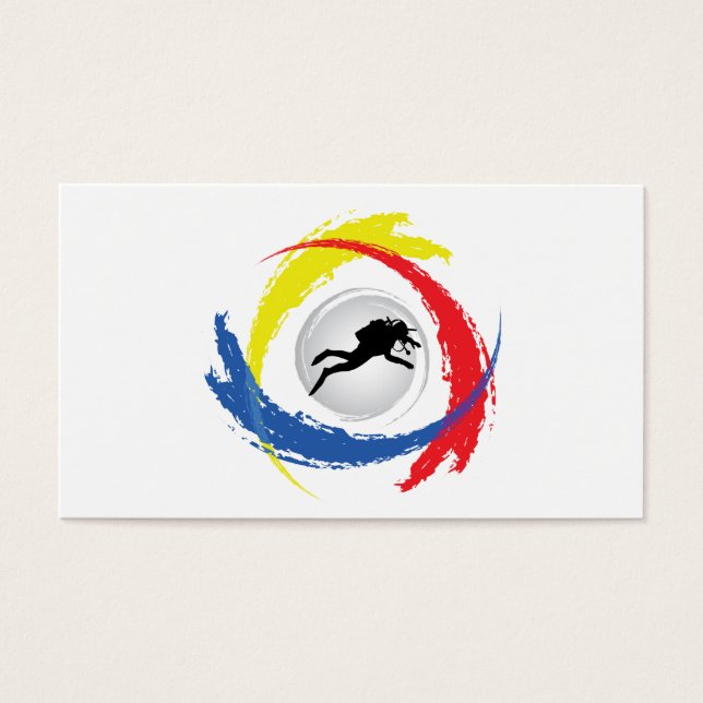 Scuba Diving Tricolor Emblem (Vorderseite)