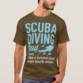 Scuba Diving Vater Definition Featers Day Divers F T-Shirt