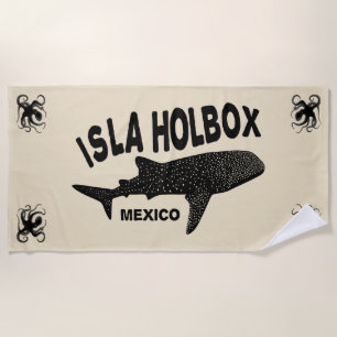 Scuba Diving with Whale Sharks Isla Holbox Mexiko Strandtuch