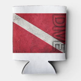 Scuba-Fahne; Vintager Stil; Sport; Unterwasser Dosenkühler