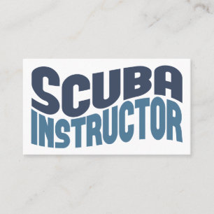 Scuba Instructor Business Cards Visitenkarte