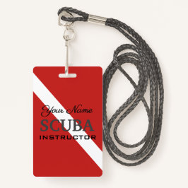 SCUBA INSTRUCTOR TAG FÜR ERFAHRENE DIVERE AUSWEIS