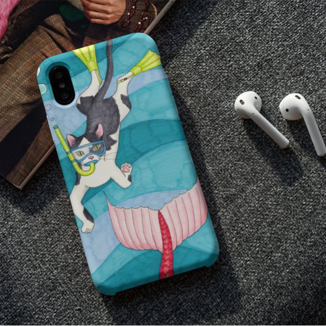 Scuba Kitty Phone Case (Von Creator hochgeladen)