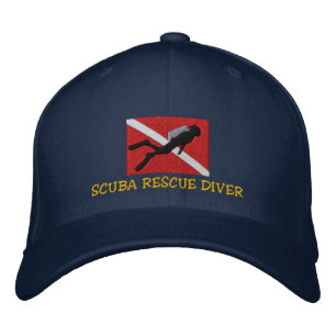 SCUBA Rescue Diver bestickte Cap Bestickte Baseballkappe