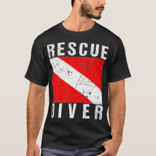SCUBA Rescue Diver for Instructors Student Divers T-Shirt