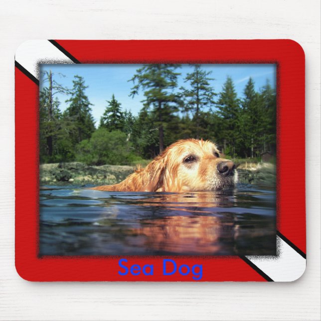 Scuba Sea Dog - Mousepad (Vorne)