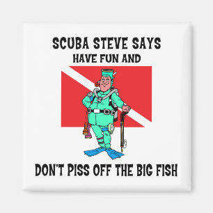 SCUBA Steve Magnet