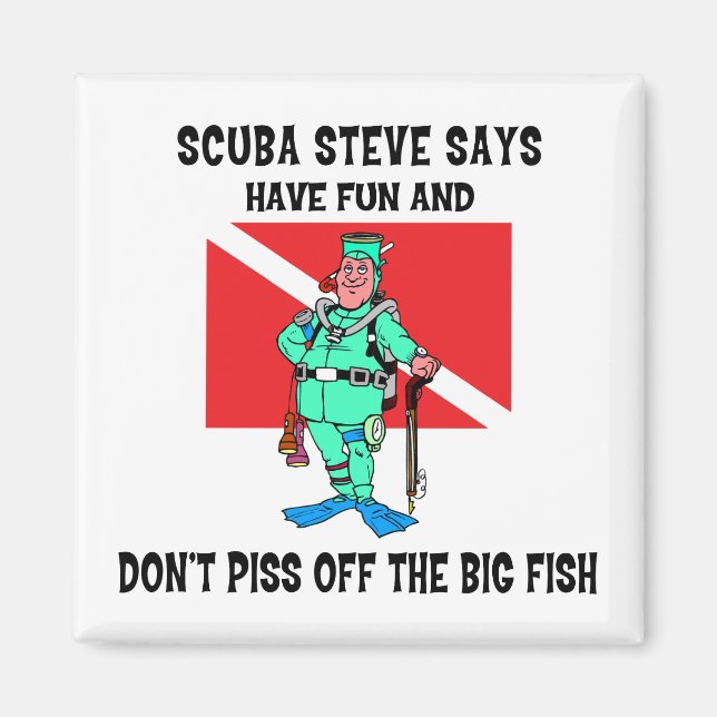 SCUBA Steve Magnet (Vorne)
