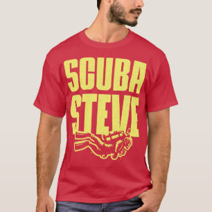 Scuba Steve Typografie Design T-Shirt