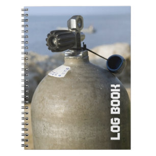 Scuba Tank Dive Log Book Notizblock
