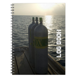 Scuba Tanks Dive Log Book Notizblock