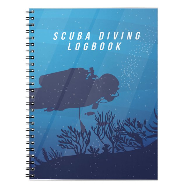 Scuba Tauchen Logbuch Tagebuch (Vorderseite)