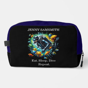 Scuba Vibes: Dive Life, Live Bold! Waschbeutel
