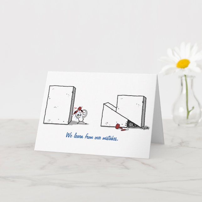 SCULPTOR OOPS von Jeff Willis Art Karte (Kleine Pflanze)