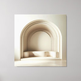 Sculptural Arch Alcove Leinwanddruck