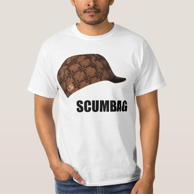 Scumbag Steve Hut Meme T-Shirt (Vorderseite)