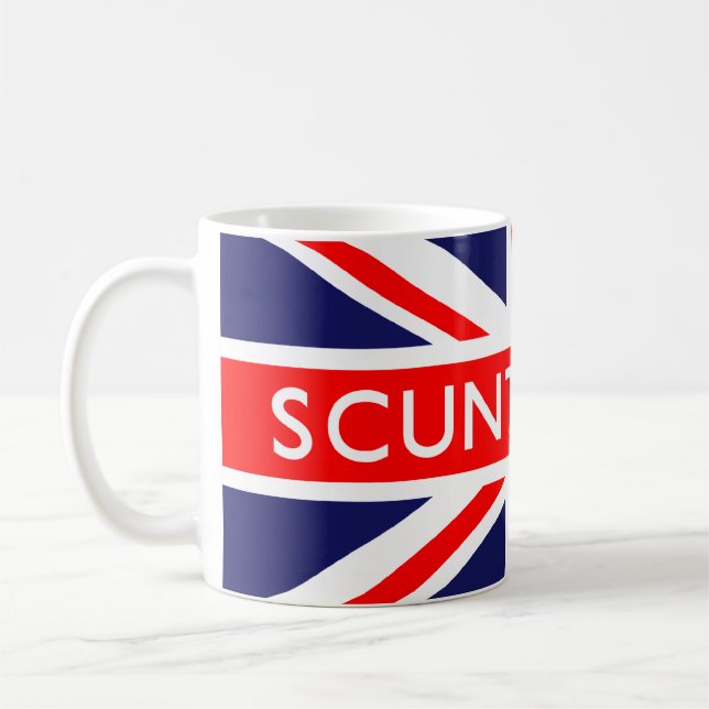 Scunthorpe UK Flag Kaffeetasse (Links)