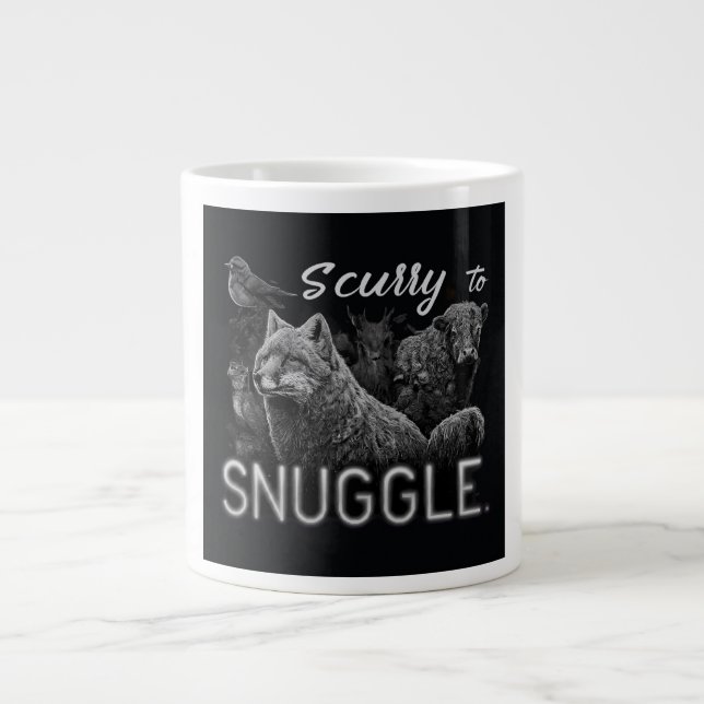 Scurry to Snuggle Jumbo-Tasse (Vorderseite)