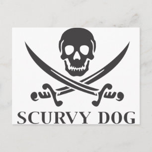 Scurvy Dog Postkarte