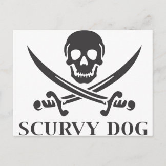 Scurvy Dog Postkarte