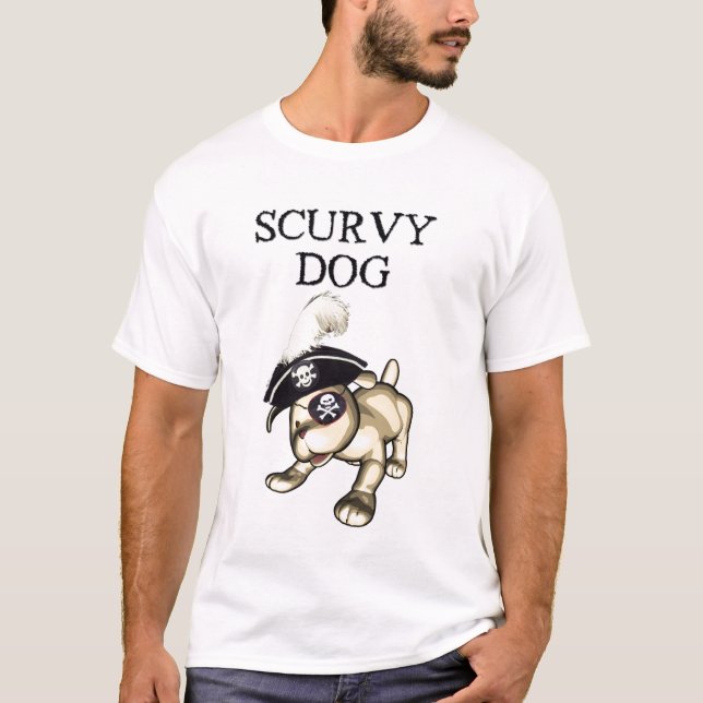 Scurvy Hund T-Shirt (Vorderseite)