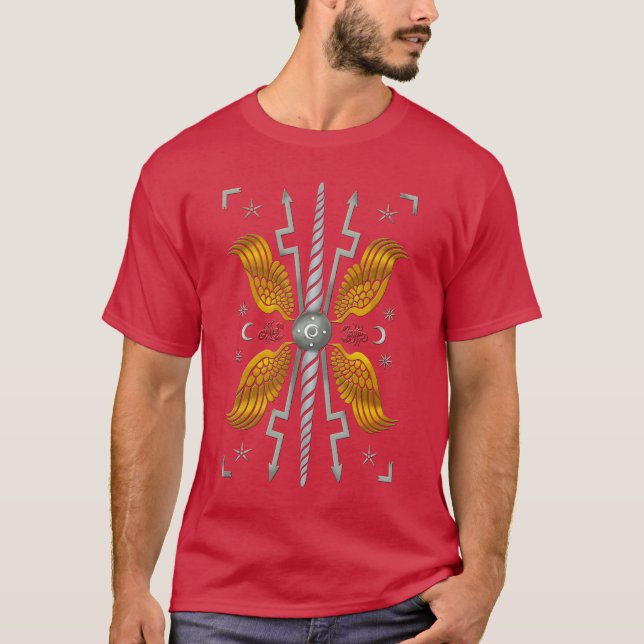 Scuta Romana Fulminata T-Shirt (Vorderseite)