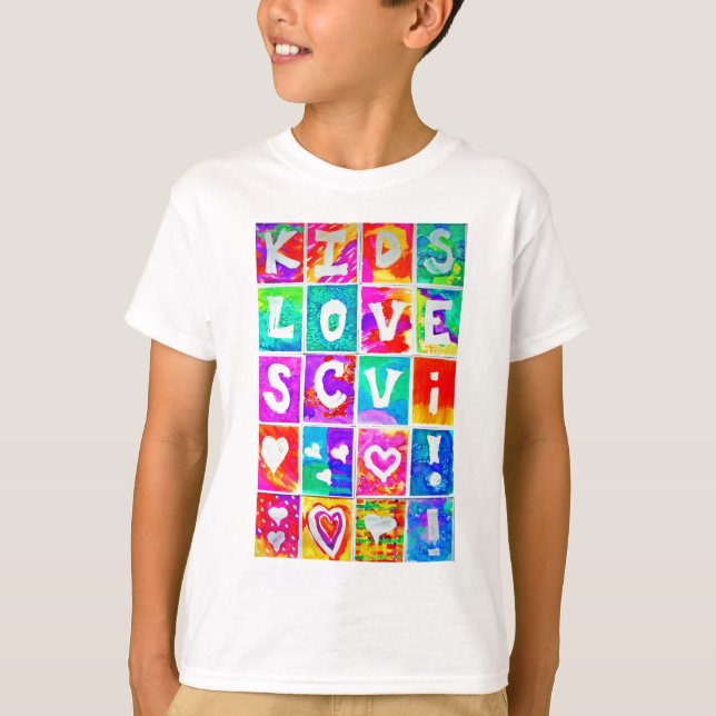 SCVi die Liebe des Kindes Kunst-Shirt T-Shirt (Vorderseite)