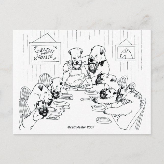 SCWT-Familie Postkarte (Vorderseite)