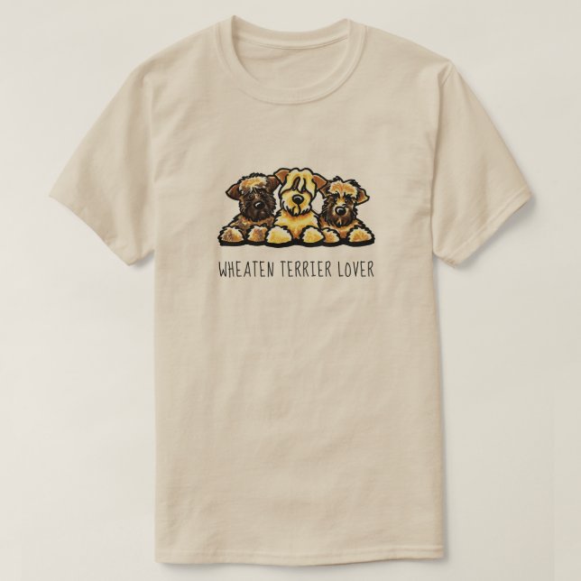 SCWT Trio Wheaten Terrier Lover T-Shirt (Design vorne)