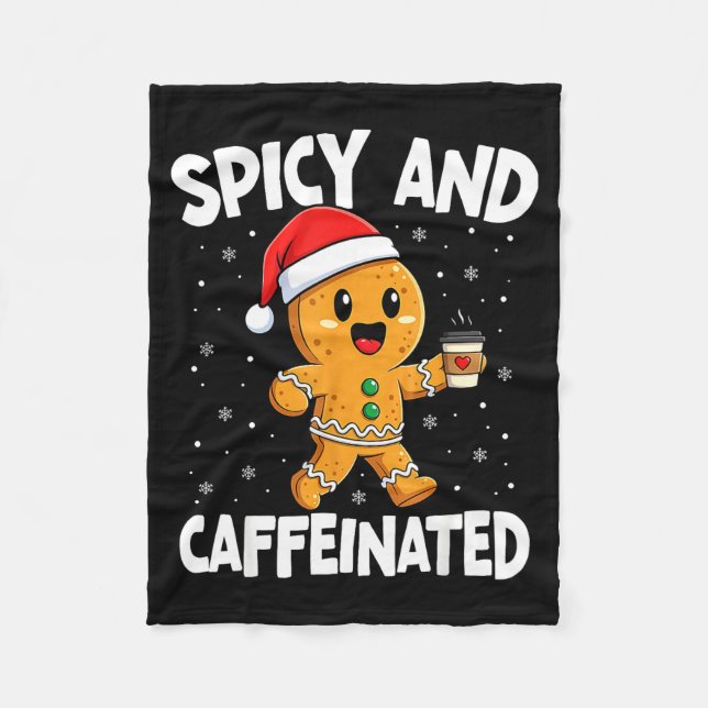 Scy And Caffeinated Coffee Women Gingerbread Chris Fleecedecke (Vorderseite)