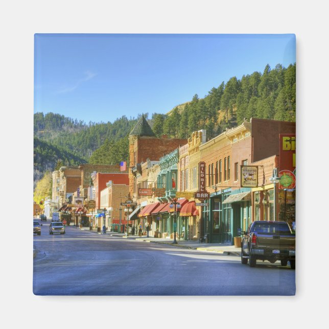 SD, Deadwood, Historic Gold Mining town Magnet (Vorne)