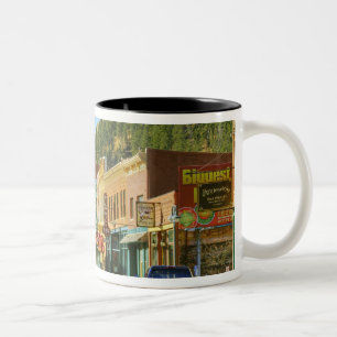 SD, Deadwood, Historic Gold Mining town Zweifarbige Tasse