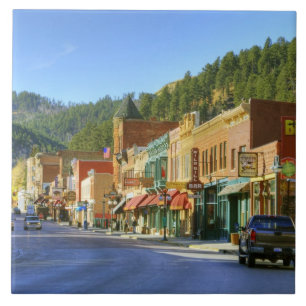 SD, Deadwood, Historische Goldgräberstadt Fliese