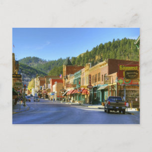 SD, Deadwood, Historische Goldgräberstadt Postkarte