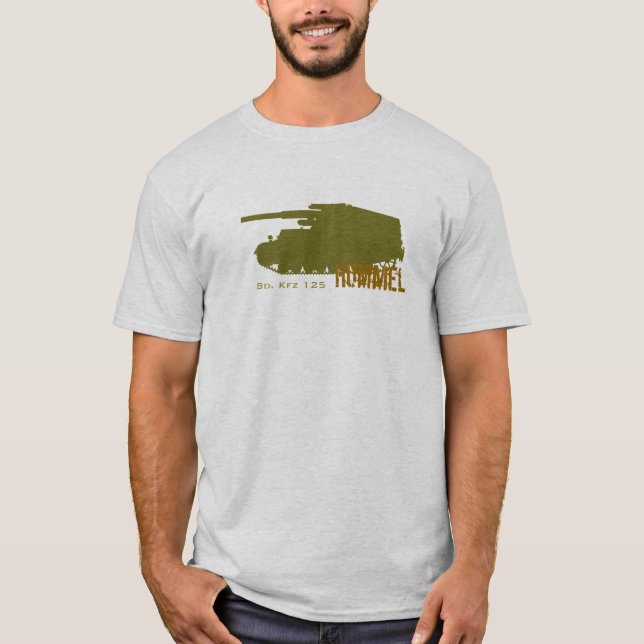 Sd. Kfz 125 Hummel T-Shirt (Vorderseite)