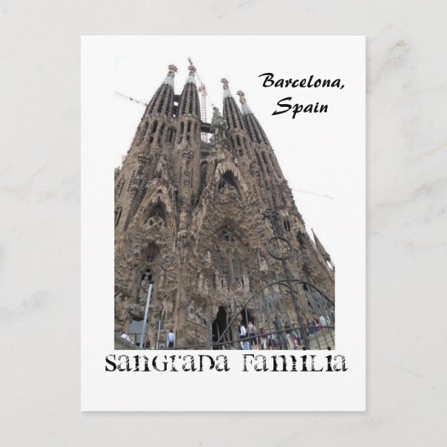 SDC10239, Sangrada Familia, Barcelona, Spanien Postkarte (Vorderseite)