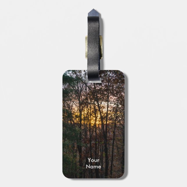 SDC Woody Sunset Gepäckanhänger (Rückseite vertikal)