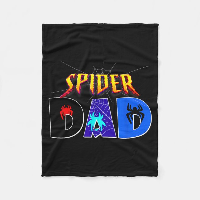 Sder Dad Shirt Birthday Fathers Day Halloween Cost Fleecedecke (Vorderseite)
