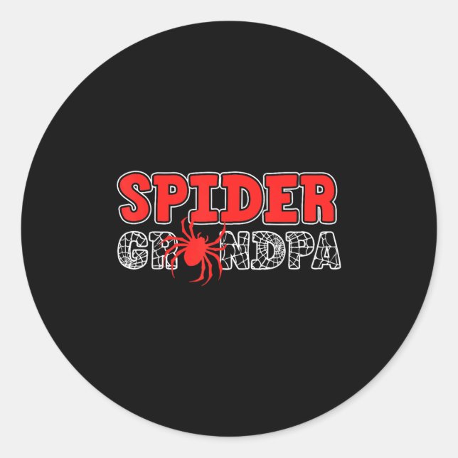 Sder Grandpa Sdey Birthday Christmas Matching Fami Runder Aufkleber (Vorderseite)