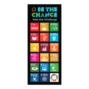 SDG Dekoration für Zuhause, Corporate Office & Cla Fotodruck