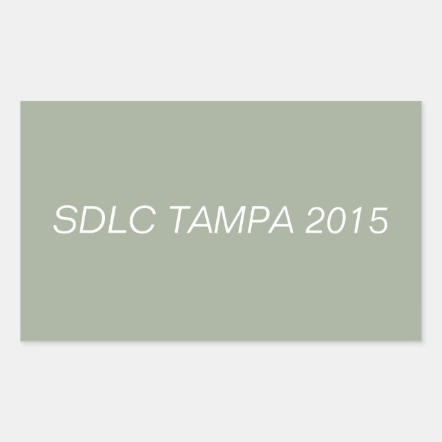 SDLC TAMPA 2015 STICKER (Vorderseite)